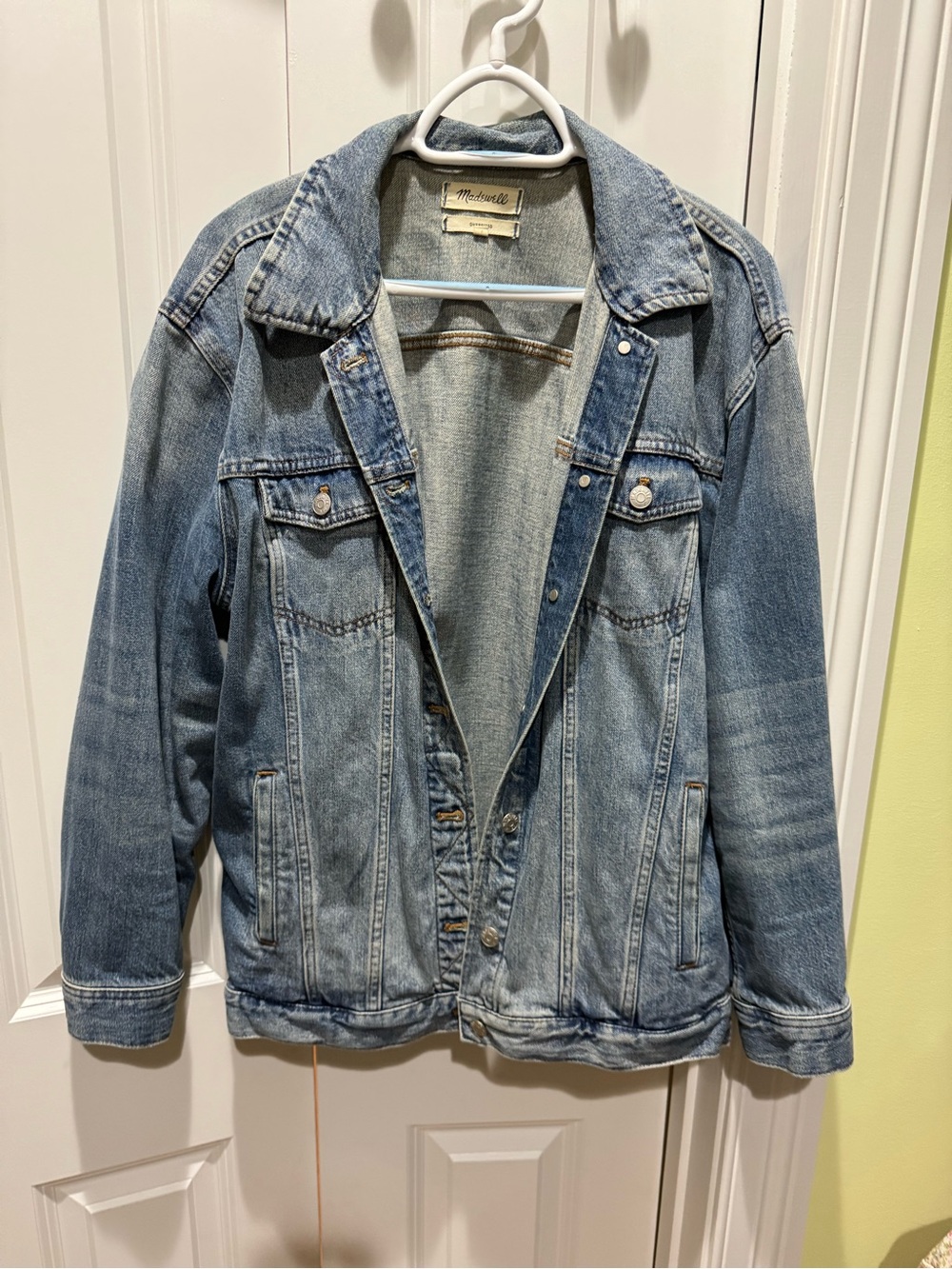 Madewell Light Wash Denim Jacket - Classic Trucker Style